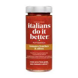 ITALIANS DO IT BETTER Sauce Puttanesca tomates et olives 290g