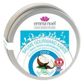 EMMA NOËL Baume Gourmand au Karité et au Coco, Bio 140g