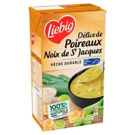 LIEBIG Soupe de poireaux noix de St Jacques 1l