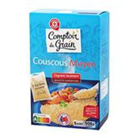 MARQUE REPÈRE, COMPTOIR DU GRAIN Couscous Grain moyen 5x100g