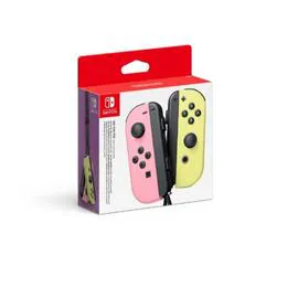 NINTENDO Manettes joy-con gauche rose pastel & droite jaune pastel l'unité