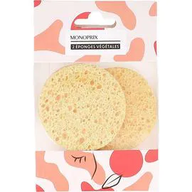 MONOPRIX 2 éponges végétales l'unité