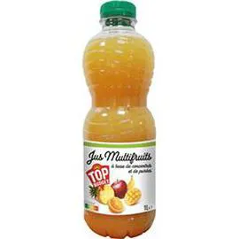 TOP BUDGET Jus multifruits à base de concentrés et de purées 1l