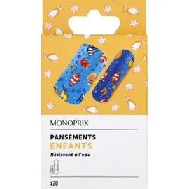 MONOPRIX Pansements Enfants x20