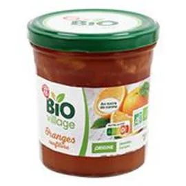 MARQUE REPÈRE, BIO VILLAGE Confiture Extra Oranges 375g