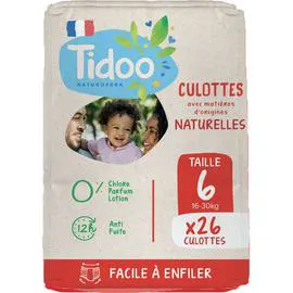 TIDOO Culottes Taille 6 (16-30kg) x26
