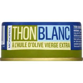 MONOPRIX Thon blanc à l huile d olive vierge extra 52g
