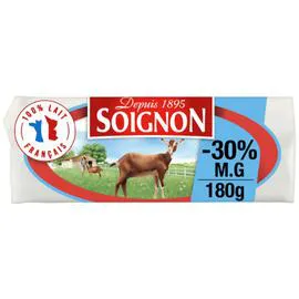 SOIGNON Fromage de Chèvre -30% Mat.Gr. 180g
