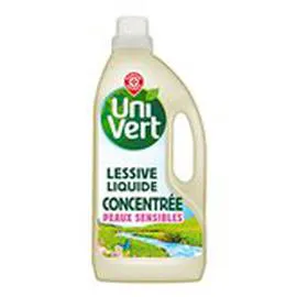 MARQUE REPÈRE, UNI VERT Lessive eco-recharge Aloe Vera x40 lavages 1,5l