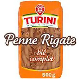 MARQUE REPÈRE, TURINI Pâtes penne Blé complet 500g
