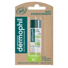 DERMOPHIL Soin des lèvres bio anti-dessèchement 4g