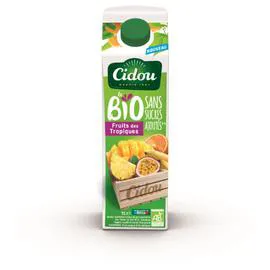 CIDOU Nectar fruits des tropiques sans sucre ajoutés Bio 1l