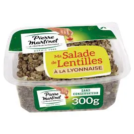 PIERRE MARTINET Salade lentilles à la lyonnaise 300g