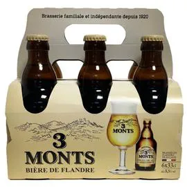 3 MONTS Bière de dégustation 6x33cl