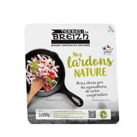 TERRES DE BREIZH Lardons nature 2x100g