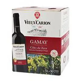 MARQUE REPÈRE, VIEUX CARION Vin rouge Côtes du Tarn Gamay IGP 3l