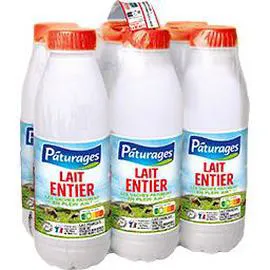 PÂTURAGES Lait entier 3l
