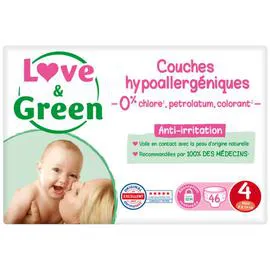 LOVE AND GREEN Couches Ecologiques T4 x46