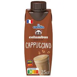 CANDIA Boisson lactée au café gout cappuccino 25cl