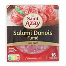 MARQUE REPÈRE, SAINT-AZAY Salami Danois x16 160g