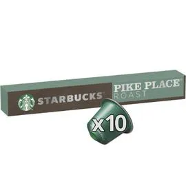 STARBUCKS Café capsules Compatible Nespresso Pike Place Roast intensité 7 By Nespresso 53g