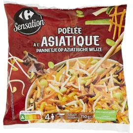 CARREFOUR SENSATION Poêlée à l'asiatique 750g