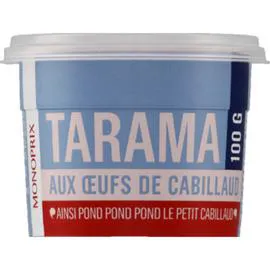 MONOPRIX Tarama aux oeufs de cabillaud 100g
