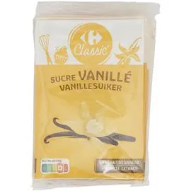 CARREFOUR CLASSIC' Sucre vanillé 10x7,5g
