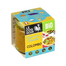 LE COQ NOIR Préparation culinaire bio colombo 80g