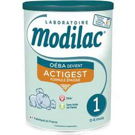 MODILAC Lait poudre - Epaissi Bébé, jusqu'à 6 mois 800g