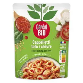 CÉRÉAL BIO Cappalletti tofu, épinards, chèvre Bio 220g