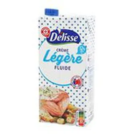 MARQUE REPÈRE, DÉLISSE Crème légère fluide UHT Brique 12% MG 1l