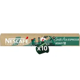 NESCAFÉ, FARMERS ORIGINS Capsules de café South Asia Espresso intensité 12 x10
