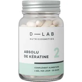 D-LAB Absolu de Kératine 1 mois - Anti-chute & Réparation Complément alimentaire 100g
