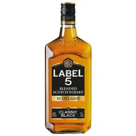 LABEL 5 Whisky scotch classic black 70cl