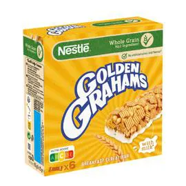 NESTLÉ, GOLDEN GRAHAMS Barres de céréales 6x25g