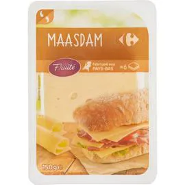 CARREFOUR Fromage Maasdam fruité 150g