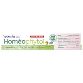 VADEMECUM Dentifrice sans menthe 75ml