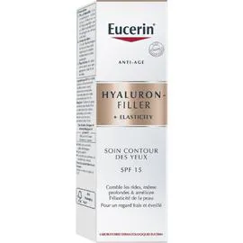 EUCERIN Soin contour yeux hyaluron-filler + elasticity l'unité