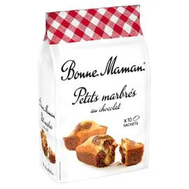 BONNE MAMAN Gâteau petits marbrés au chocolat 300g