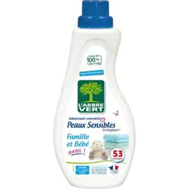 L'ARBRE VERT Adoucissant Famille Et Bébé 800ml
