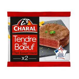 CHARAL Viande Bovine: Pavé finement tranché 240g
