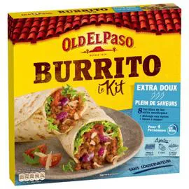 OLD EL PASO Kit burritos Sans piment 491g