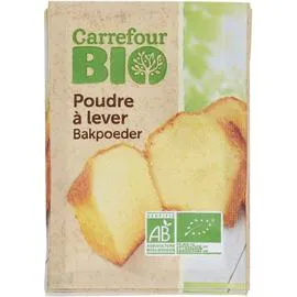 CARREFOUR BIO Poudre à lever bio 5x7g