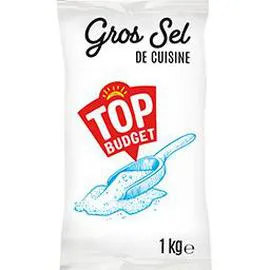 TOP BUDGET Gros sel de cuisine 1kg