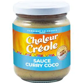 CHALEUR CRÉOLE Sauce curry coco 200g