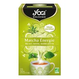 YOGI Thé vert matcha énergie Bio x15