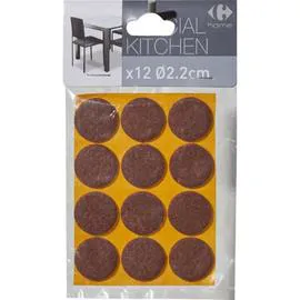 CARREFOUR HOME Feutre adhesif x12 x12