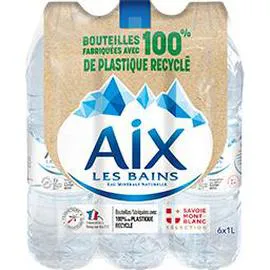 AIX LES BAINS Eau minérale naturelle 6x1l