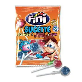 FINI Bonbon sucette 3 en 1 Halal 80g